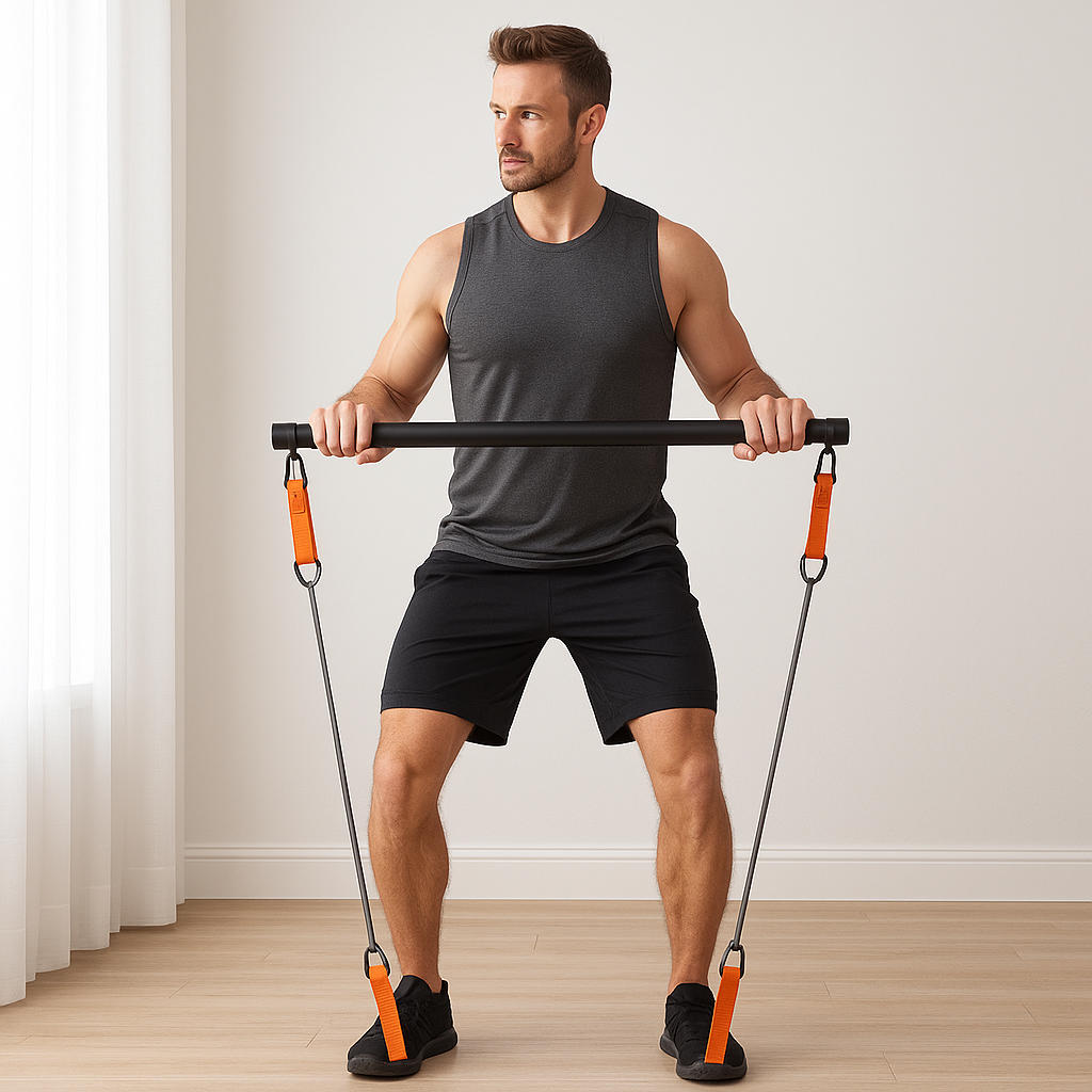 Pilates Bar Kit with Resistance Bands