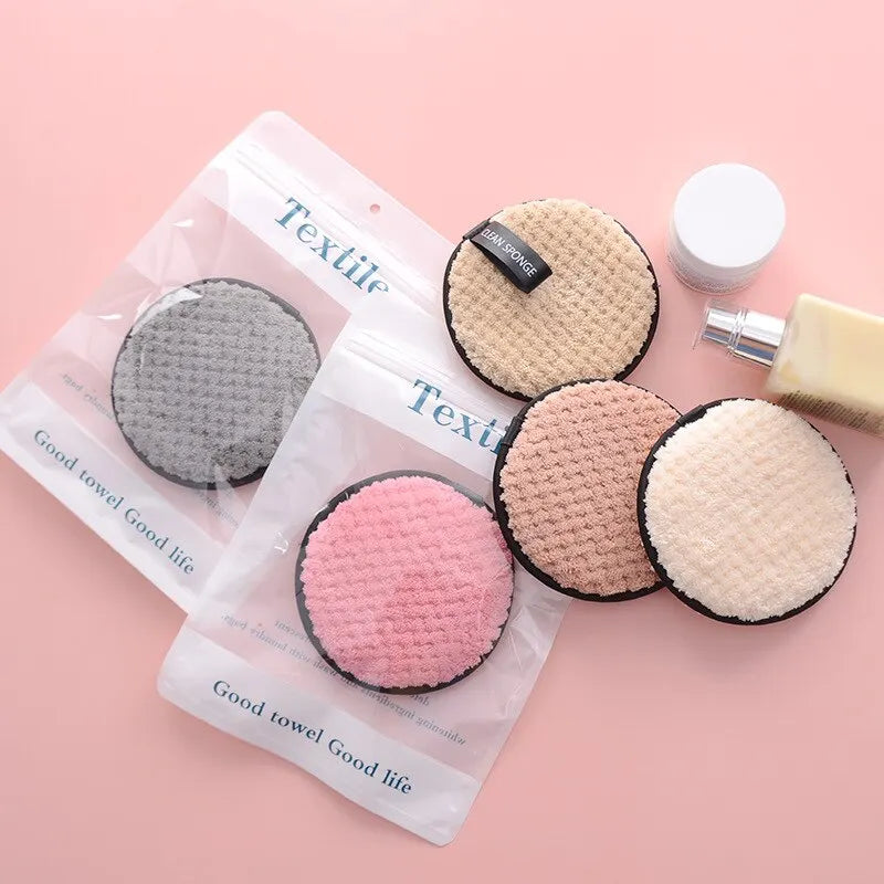 Washable Microfiber Face Cleansing Sponges