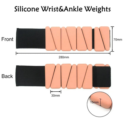 Adjustable Silicone Wrist Weights